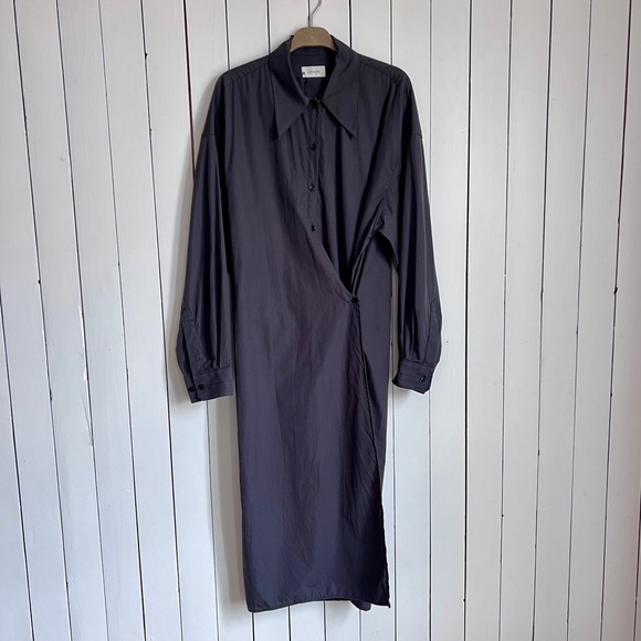 *SOLD* AUTH NWT Lemaire Poplin New Twisted Dress - Picture 1 of 8